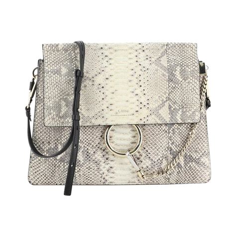 chloe faye bag vintage|chloe faye python bag.